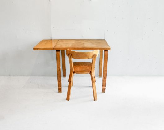 Vintage artek Alvar Aalto Extension Table Chair No.69 set/ヴィンテージ アルテック アルヴァ・アアルト エクステンション テーブル チェアNo.69 セット