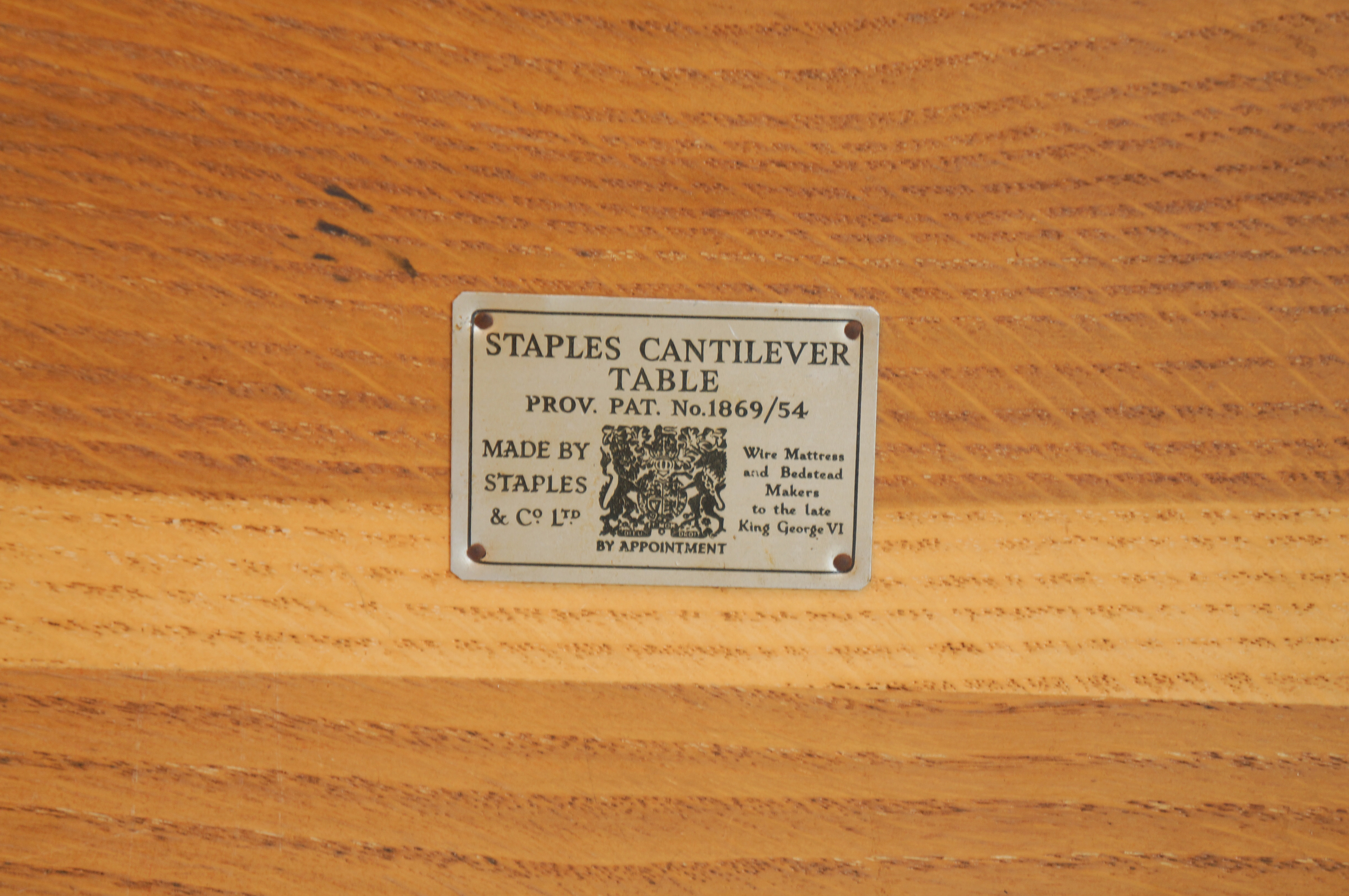 UK Vintage Staples Cantilever Table/イギリス ヴィンテージ アジャスタブル サイドテーブル