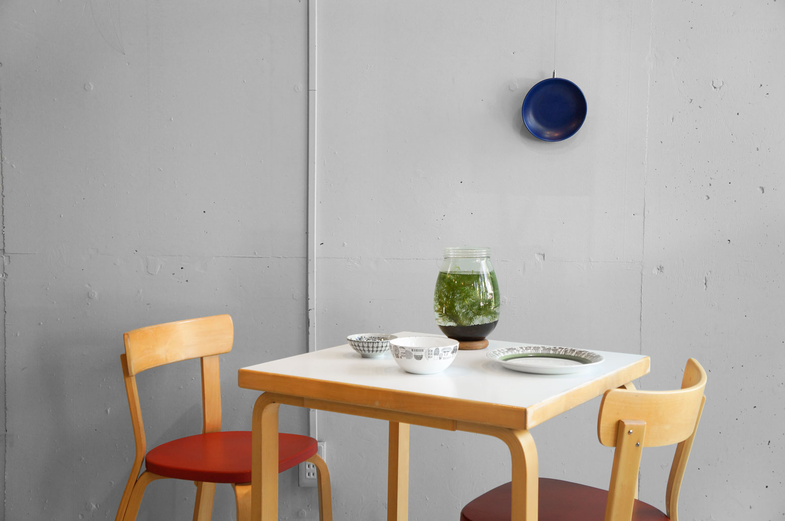 Vintage artek Alvar Aalto Dining Table Chair No.69 set 