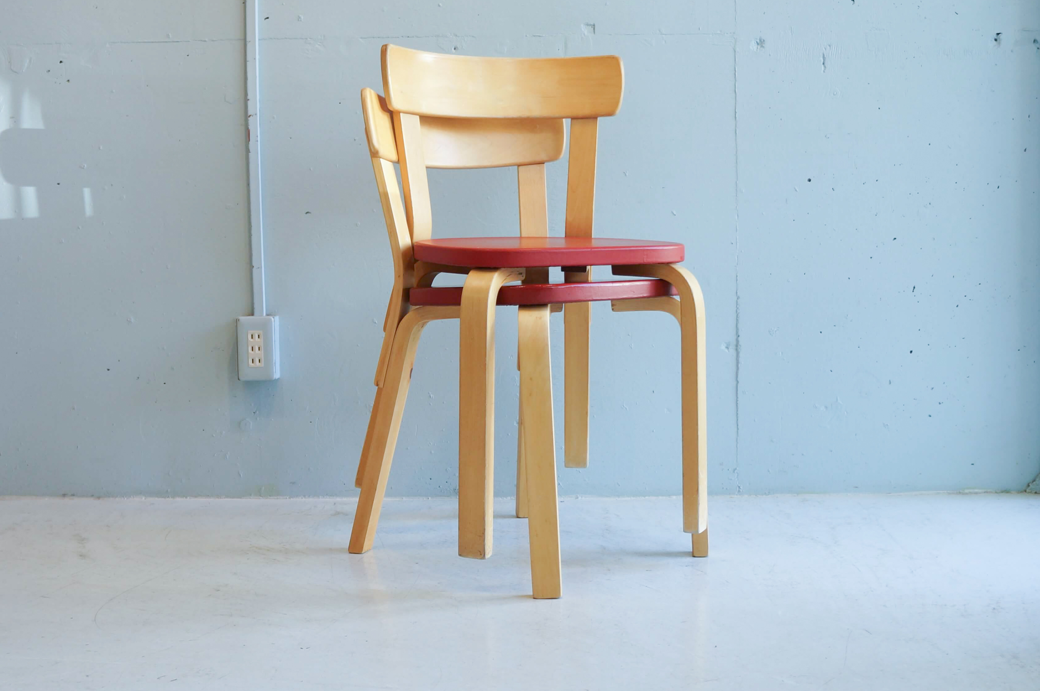 Vintage artek Alvar Aalto Dining Table Chair No.69 set/ヴィンテージ アルテック アルヴァ・アアルト ダイニングテーブル チェアNo.69 セット