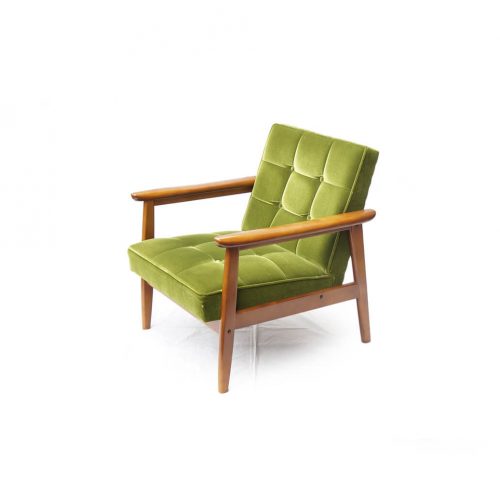 Karimoku60 K Chair 1Seater Moquette Green/カリモク60 Kチェア 1シーター モケットグリーン