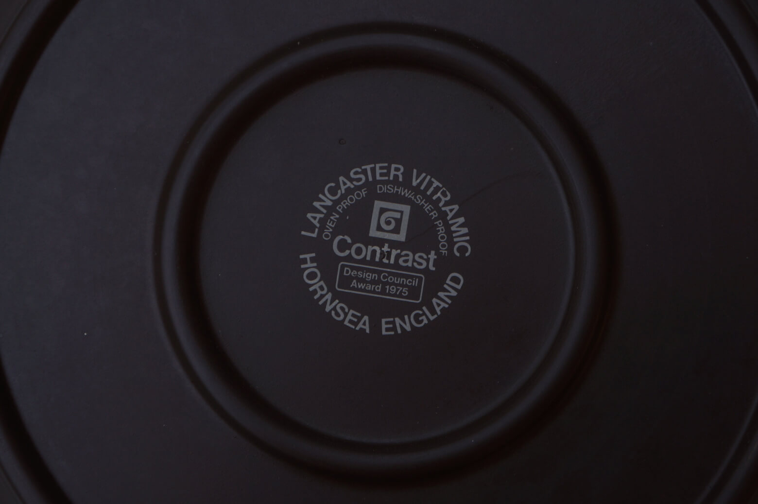 UK Vintage HORNSEA "Contrast" Plate 25cm/イギリス ヴィンテージ ホーンジー "コントラスト" プレート