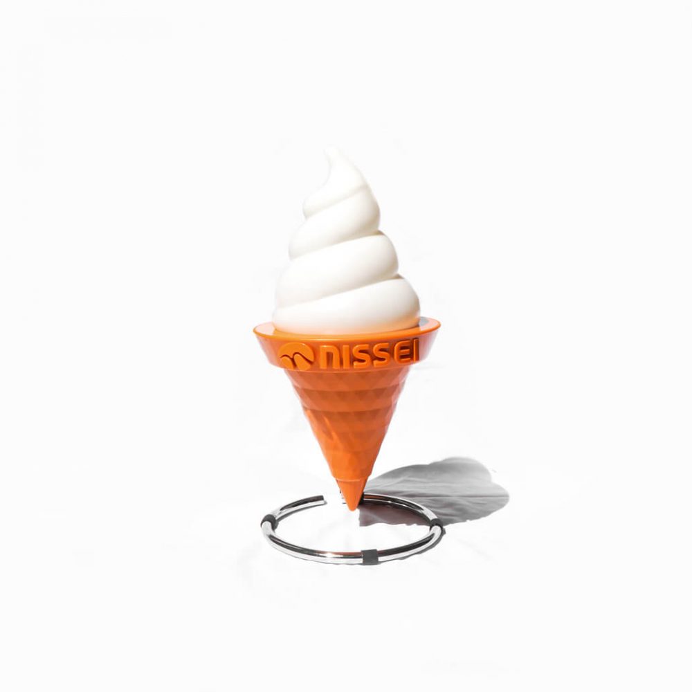 Nissei Soft Cream Lamp/ 日世 ニッセイ ソフトクリーム ランプ 照明 レトロ 販促 インテリア