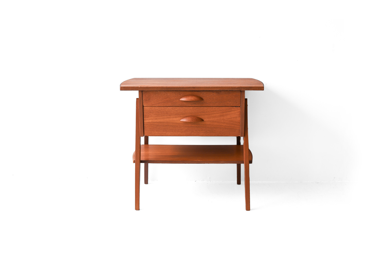 デンマーク ヴィンテージ サイドチェスト テーブル チーク材 北欧家具 Danish Vintage Side Chest Table Furuichi 古一