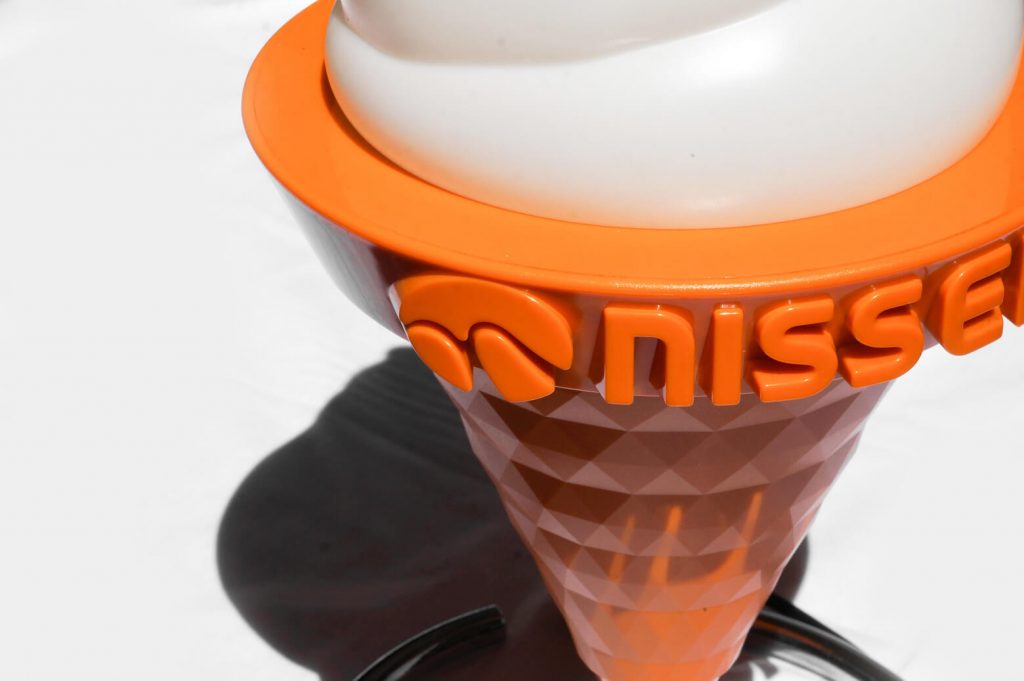 日世 ニッセイ ソフトクリーム ランプ 照明 レトロ 販促 インテリア/Nissei Soft Cream Lamp | FURUICHI/古一