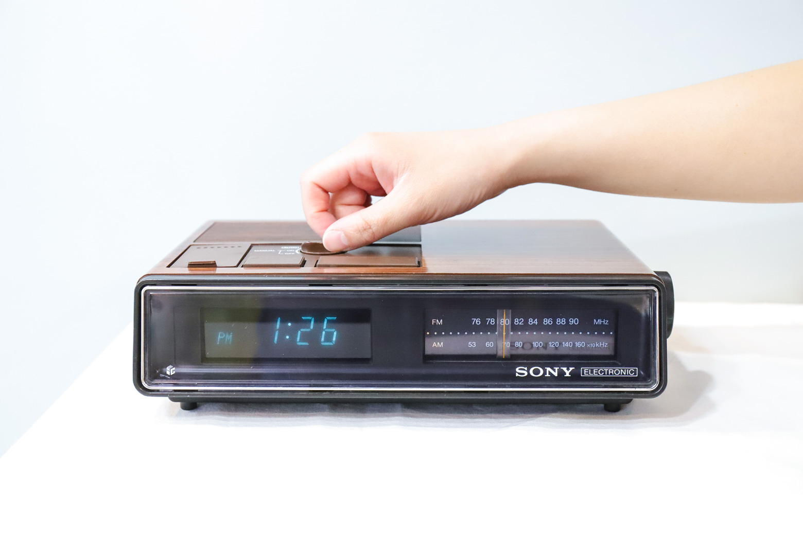 SONY デジタルクロックラジオ ICF-C300 希少品！ - ラジオ・コンポ