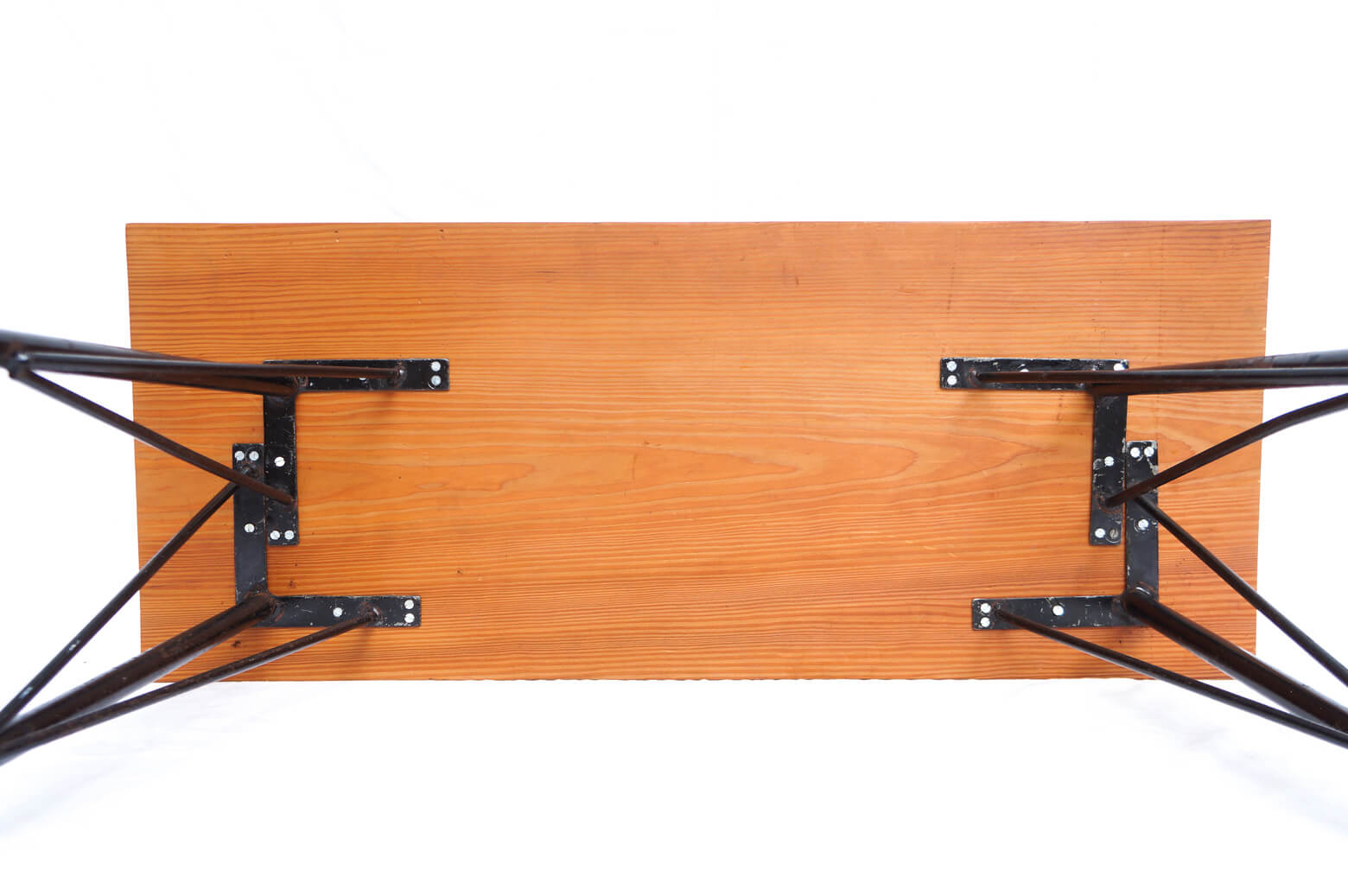 Solid wood Remake Table/無垢 一枚板 アイアンレッグテーブル 鉄脚 アンティーク インダストリアル ①