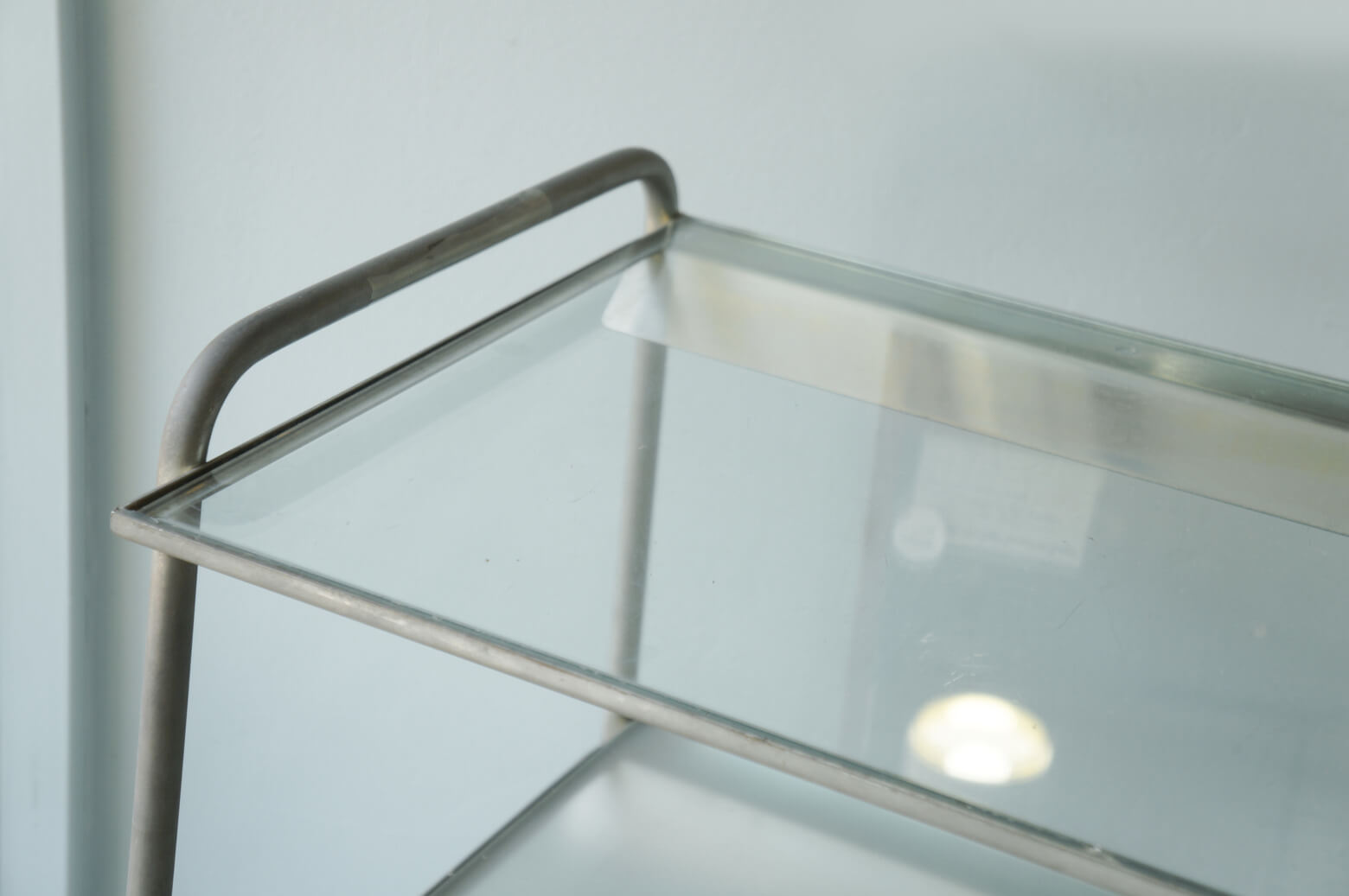 Iron Glass Open Shelf Rack/アイアン ガラス オープン シェルフ ディスプレイ ラック 棚 収納