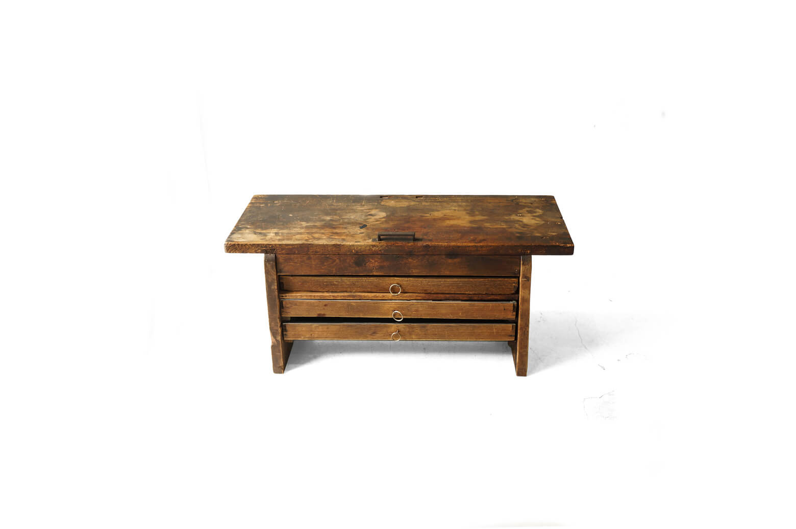 Engraving Work Desk/彫金机 袖なし 作業台 レトロ テーブル