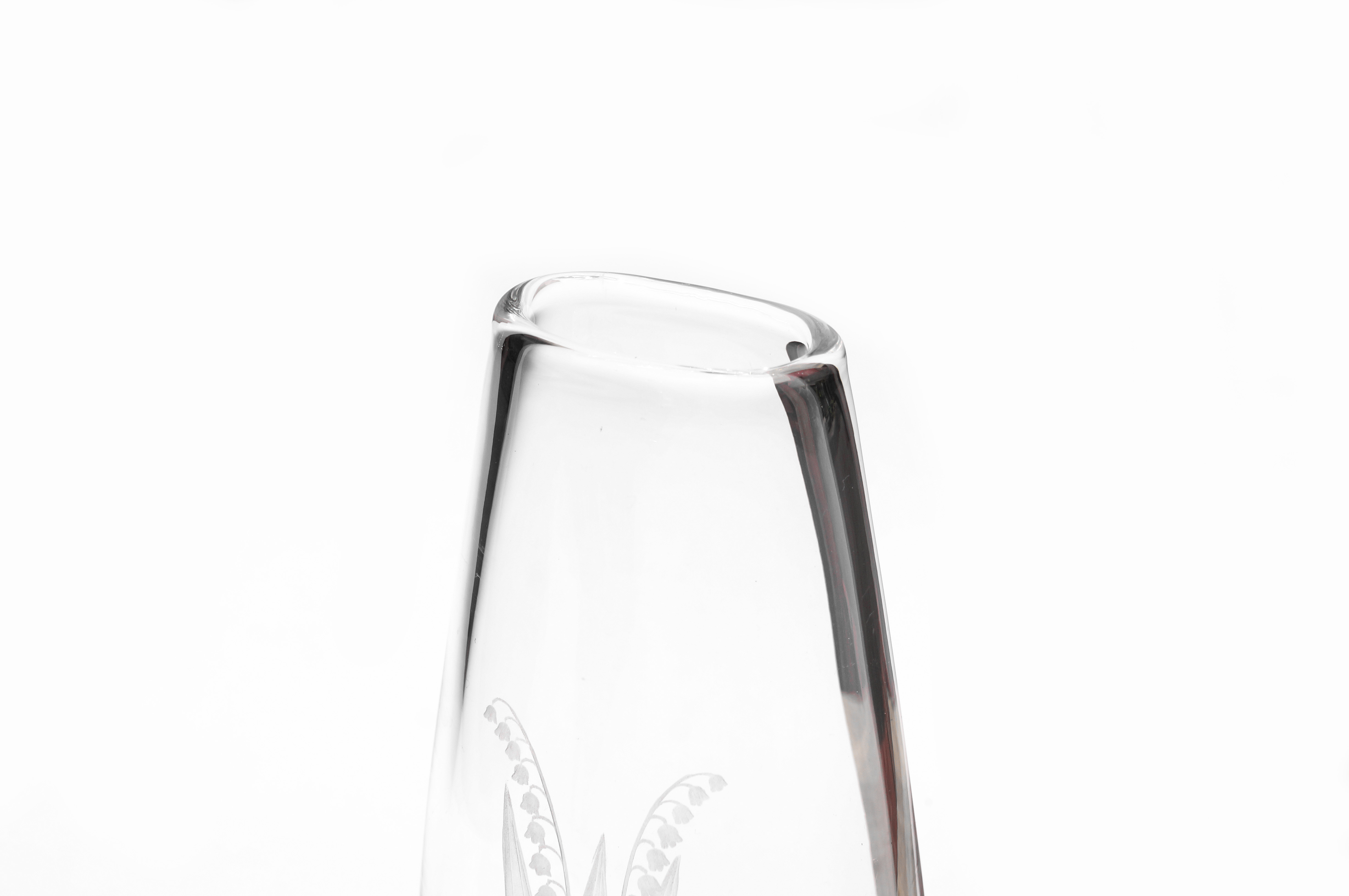 Orrefors Flower Vase designed by Sven Palmqvist/オレフォス ...