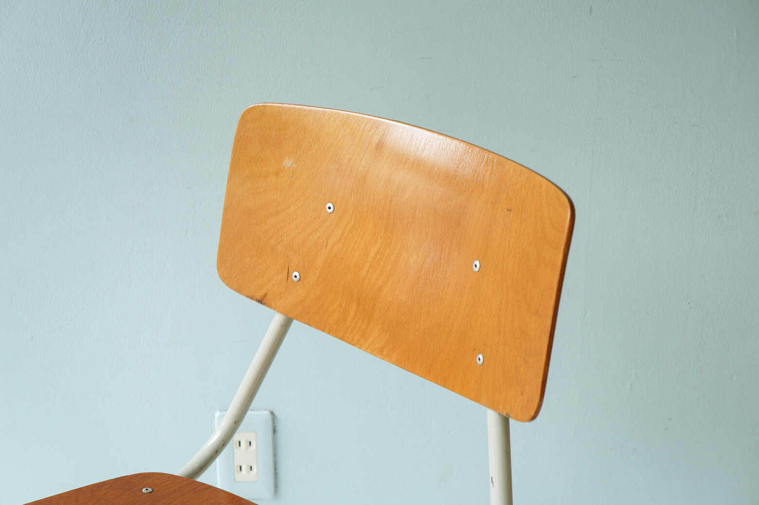 Netherlands Vintage School Chair/オランダ ヴィンテージ スクールチェア 学校 椅子 プライウッド インダストリアル デザイン