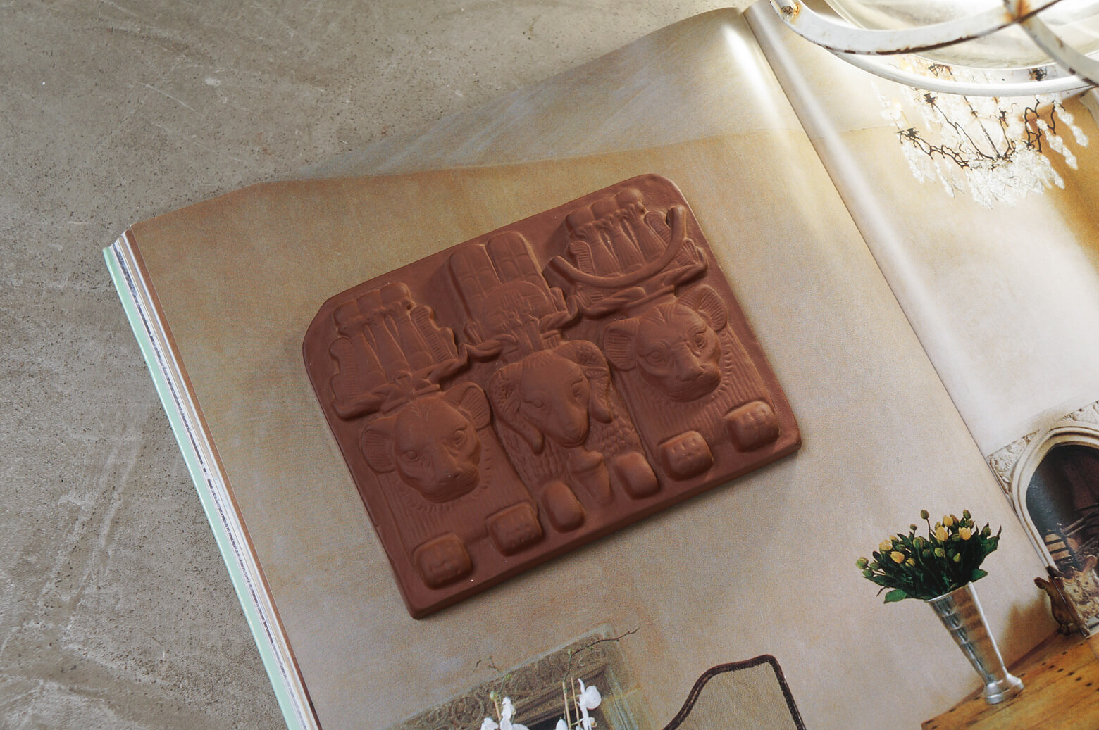 Meissen Egypt Civilization motif Ceramic board / マイセン エジプト文明 モチーフ 陶版