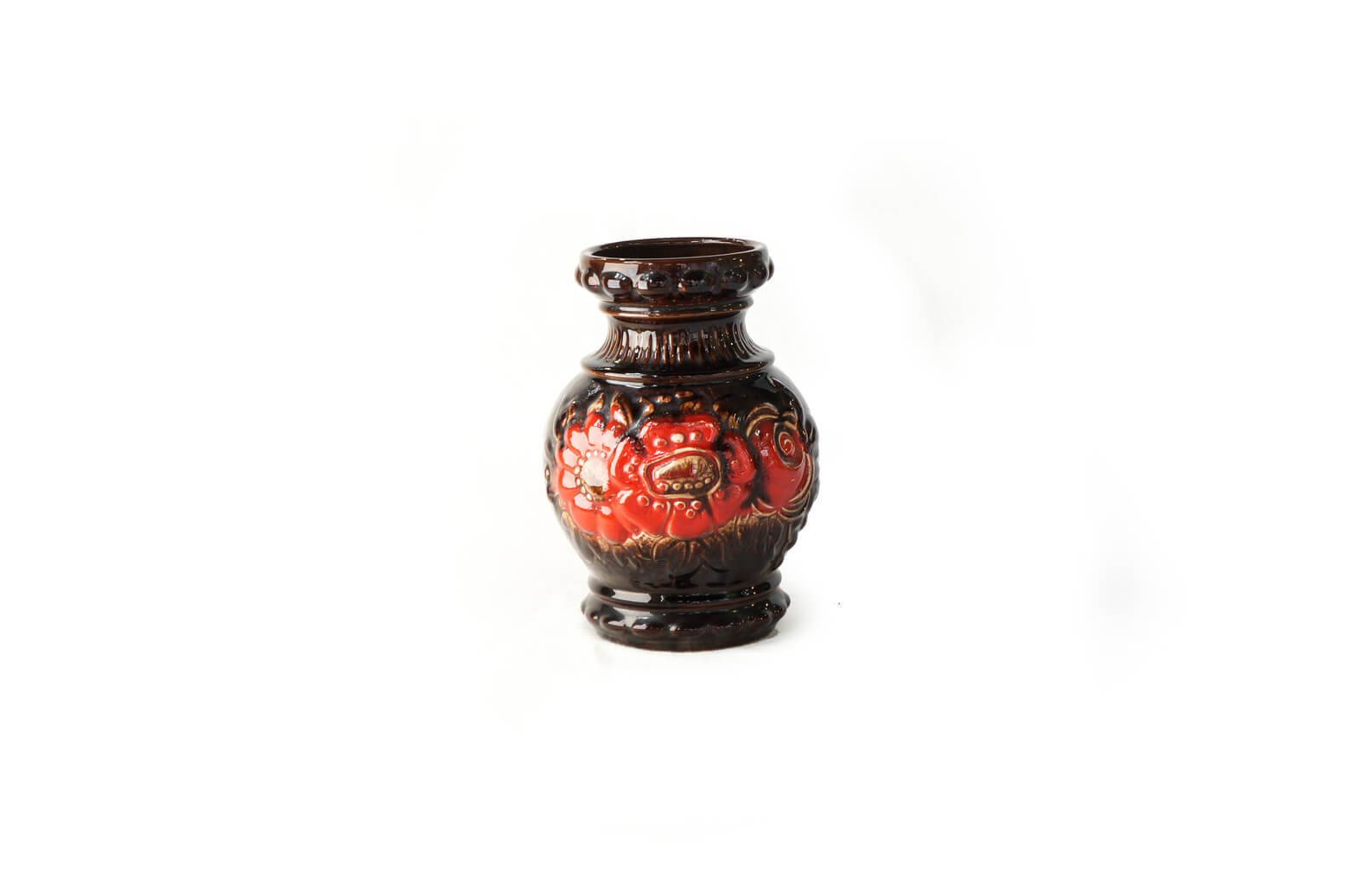 西ドイツ ヴィンテージ シューリッヒ ベース ファットラヴァ 花瓶 インテリア W Germany Vintage Scheurich Vase Fat Lava Furuichi 古一