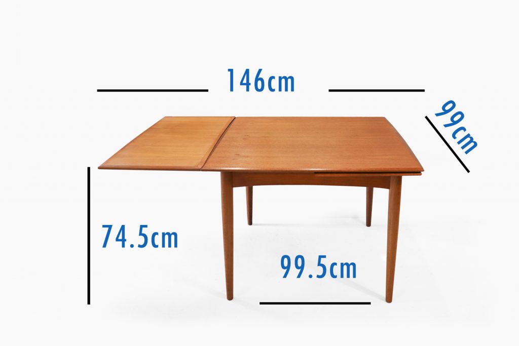 デンマーク ヴィンテージ エクステンション ダイニング テーブル 北欧家具/Danish Vintage Extension Dining Table  | FURUICHI/古一