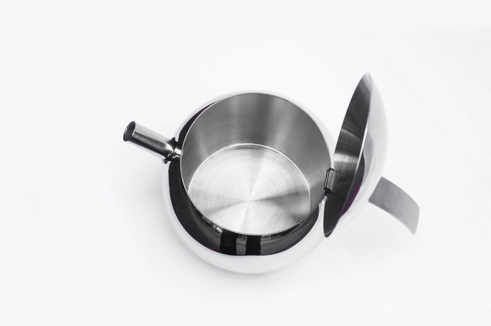 Italian modern STELLA Sferico stainless steel tea pot / ステラ スフェリコ ステンレス ティー ポット イタリア製