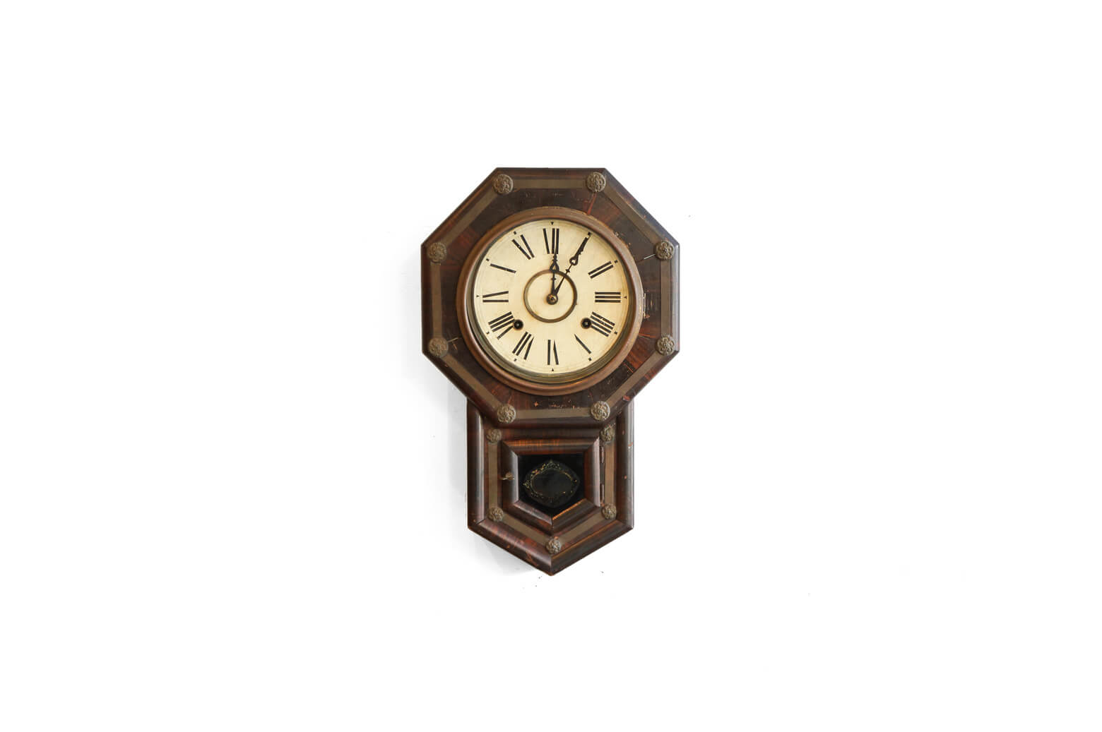 時盛舎 林時計 八角 ボンボン 掛時計 アンティーク / Japan Antique