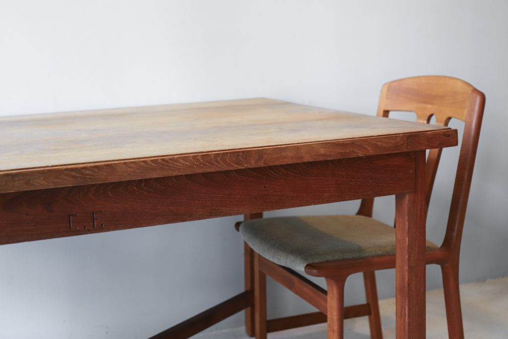 アンティーク ダイニングテーブル ワークデスク 無垢材 フレンチ シャビー/Europe Antique Solid Wood Dining  Table | FURUICHI/古一