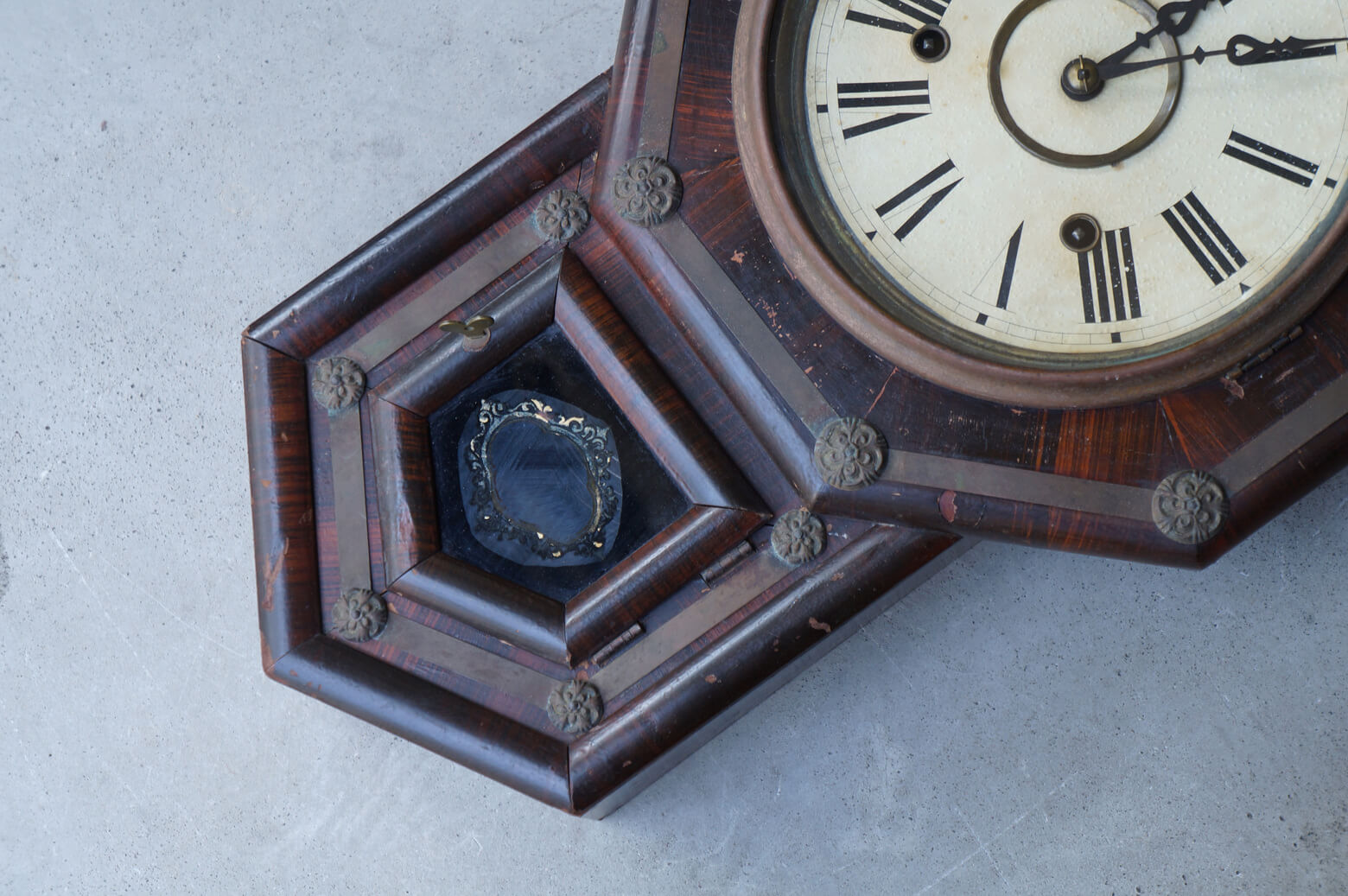 Japan Antique Wall Clock / 時盛舎 林時計 八角 ボンボン 掛時計 アンティーク