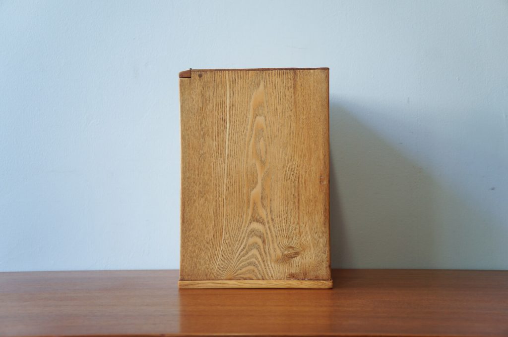昭和レトロ 箱鏡 鏡台 化粧箱 ミラーボックス/Japanese Retro Wooden 