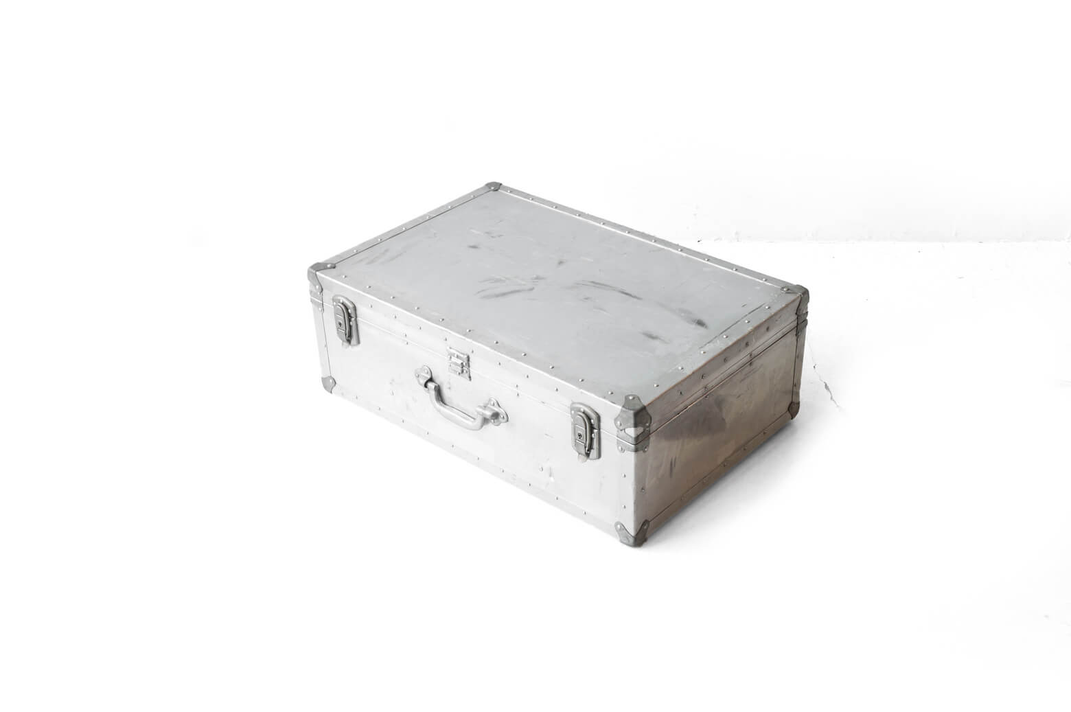 Vintage Aluminum trunk/ヴィンテージ アルミ トランク 収納 ケース