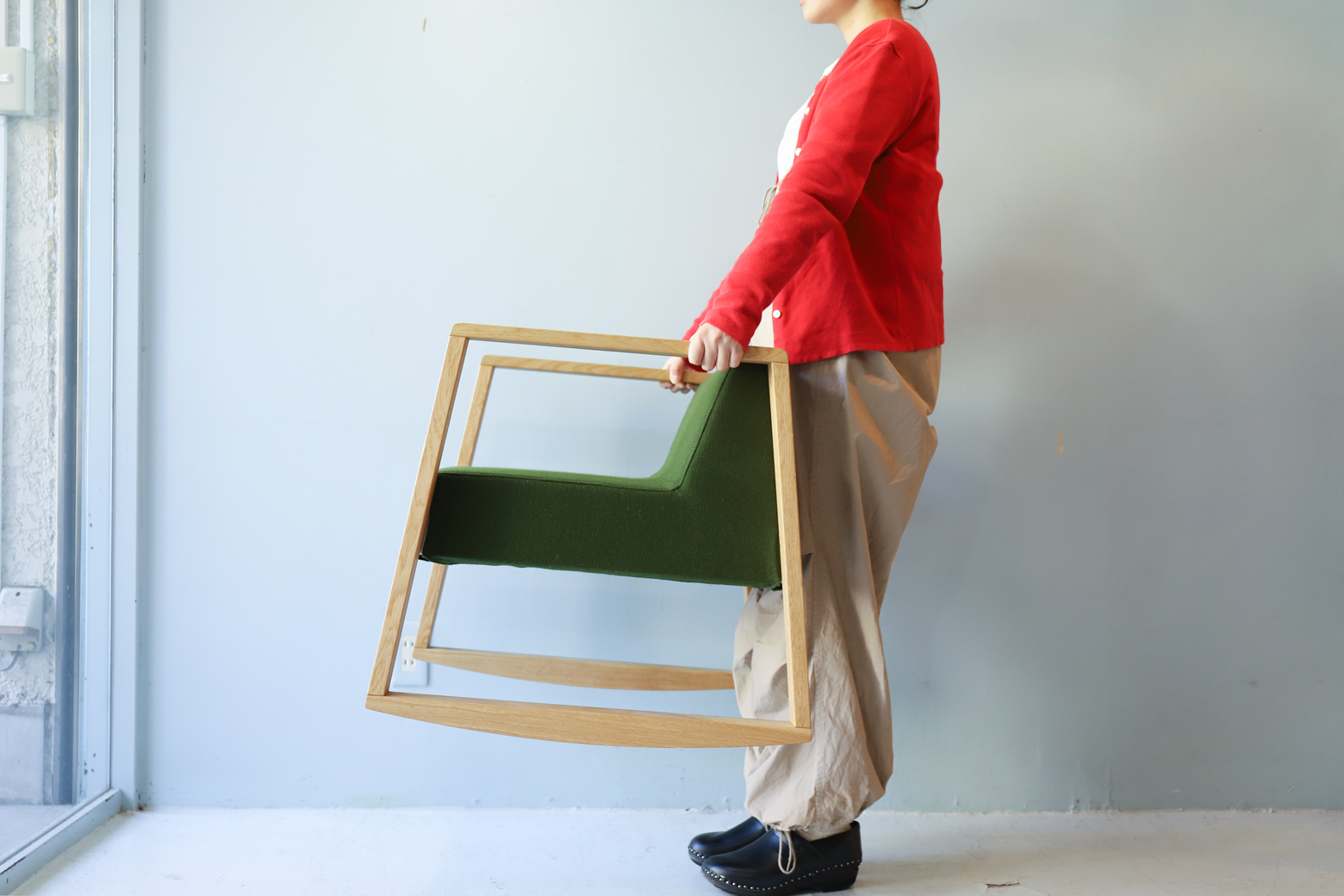 Quito Zagaku Rocking Chair Personal Sofa/園田椅子製作所 ザガク ロッキングチェア 村澤一晃 デザイン キト