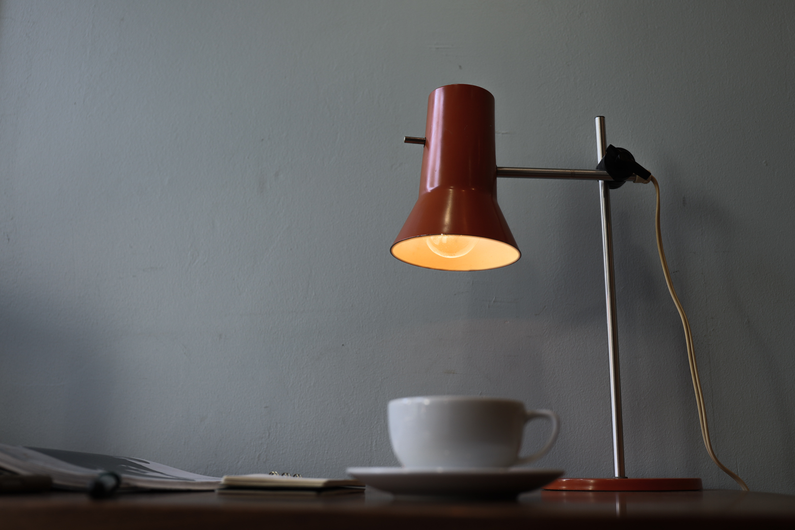 Vintage Adjustable Desk-Table Lamp/デンマーク ヴィンテージ デスク テーブルランプ インダストリアル 照明 北欧デザイン