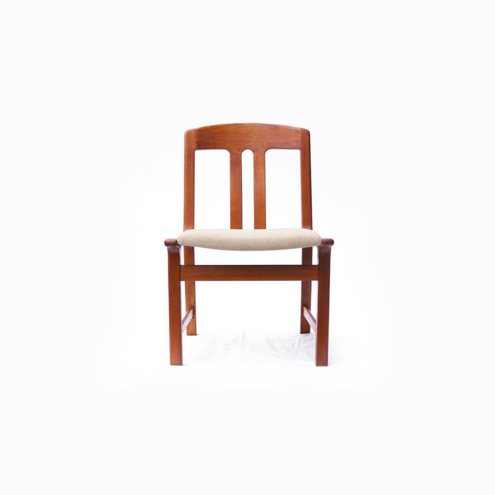 Danish Vintage L.Olsen&Son Dining Chair Re-Covering Beige/デンマーク ヴィンテージ L.オルセン&サン ダイニング チェア 北欧家具 ベージュ