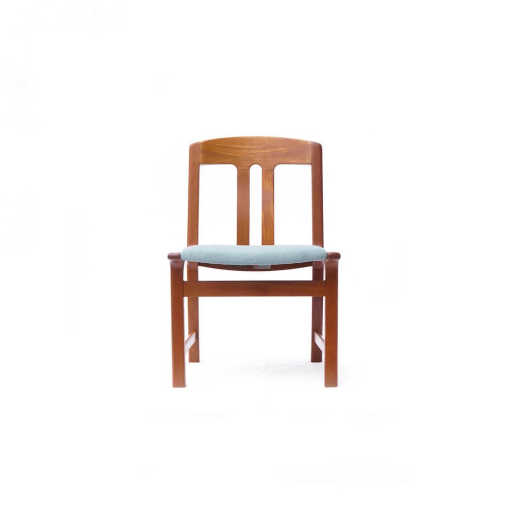 Danish Vintage L.Olsen&Son Dining Chair Re-Covering Light Blue/デンマーク ヴィンテージ L.オルセン&サン ダイニング チェア 北欧家具 ライトブルー