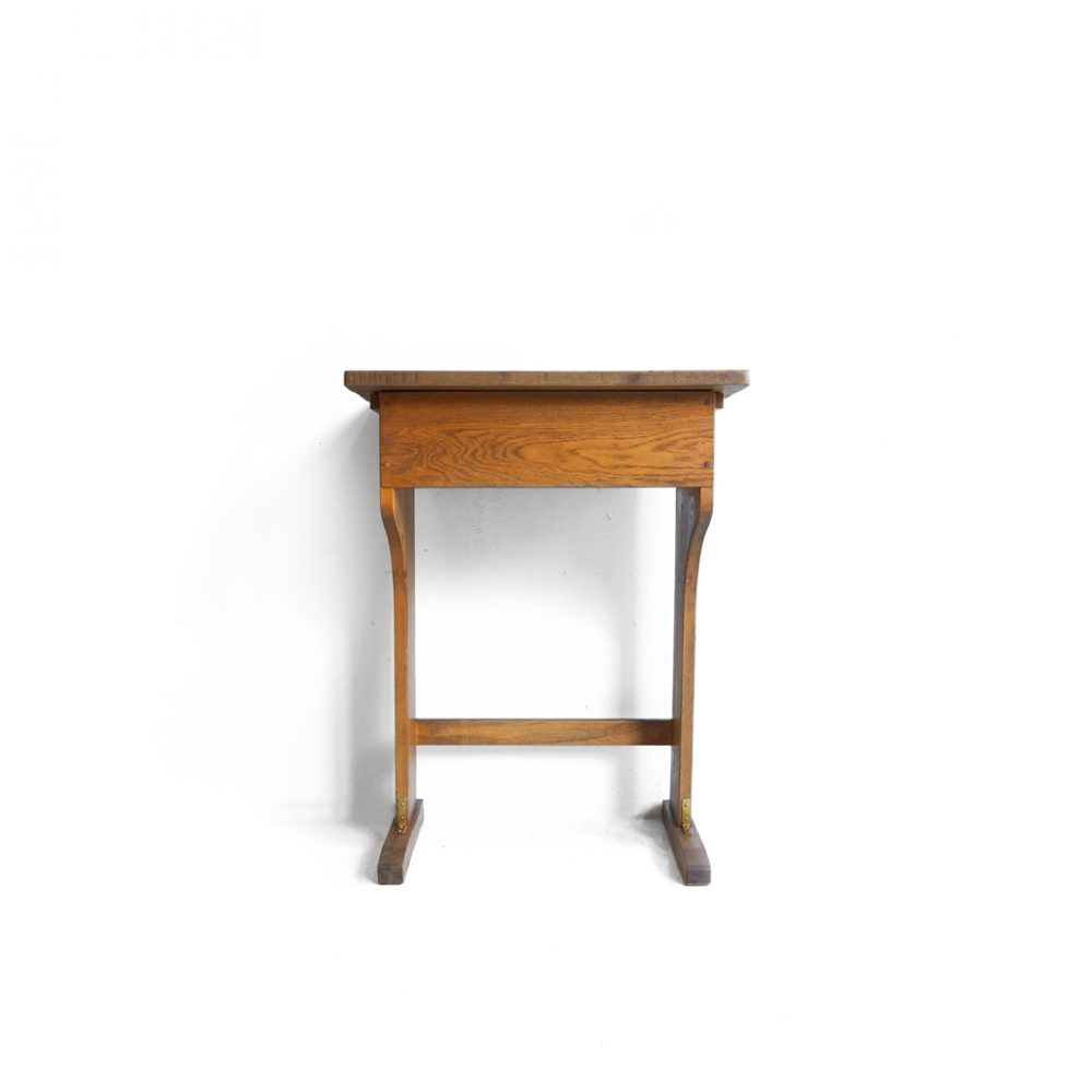 Vintage Wooden School Desk/ヴィンテージ スクールデスク 学校机 レトロ テーブル3