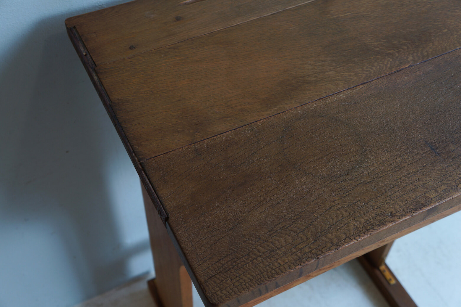 Vintage Wooden School Desk/ヴィンテージ スクールデスク 学校机 レトロ テーブル 3