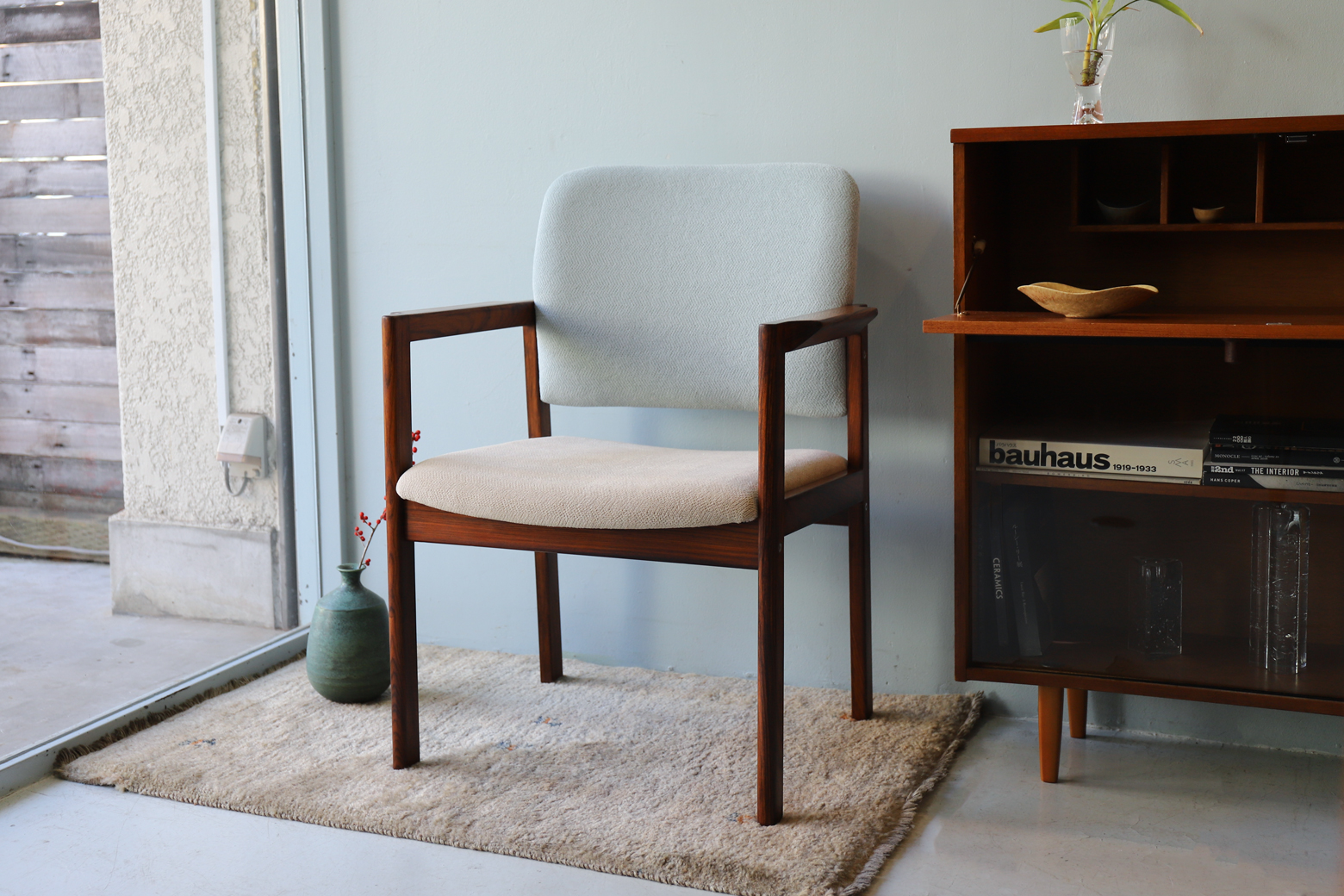 デンマーク ヴィンテージ ローズウッド アームチェア 椅子 北欧家具/Bjerringbro Kontor Møbler Rosewood Arm  Chair | FURUICHI/古一