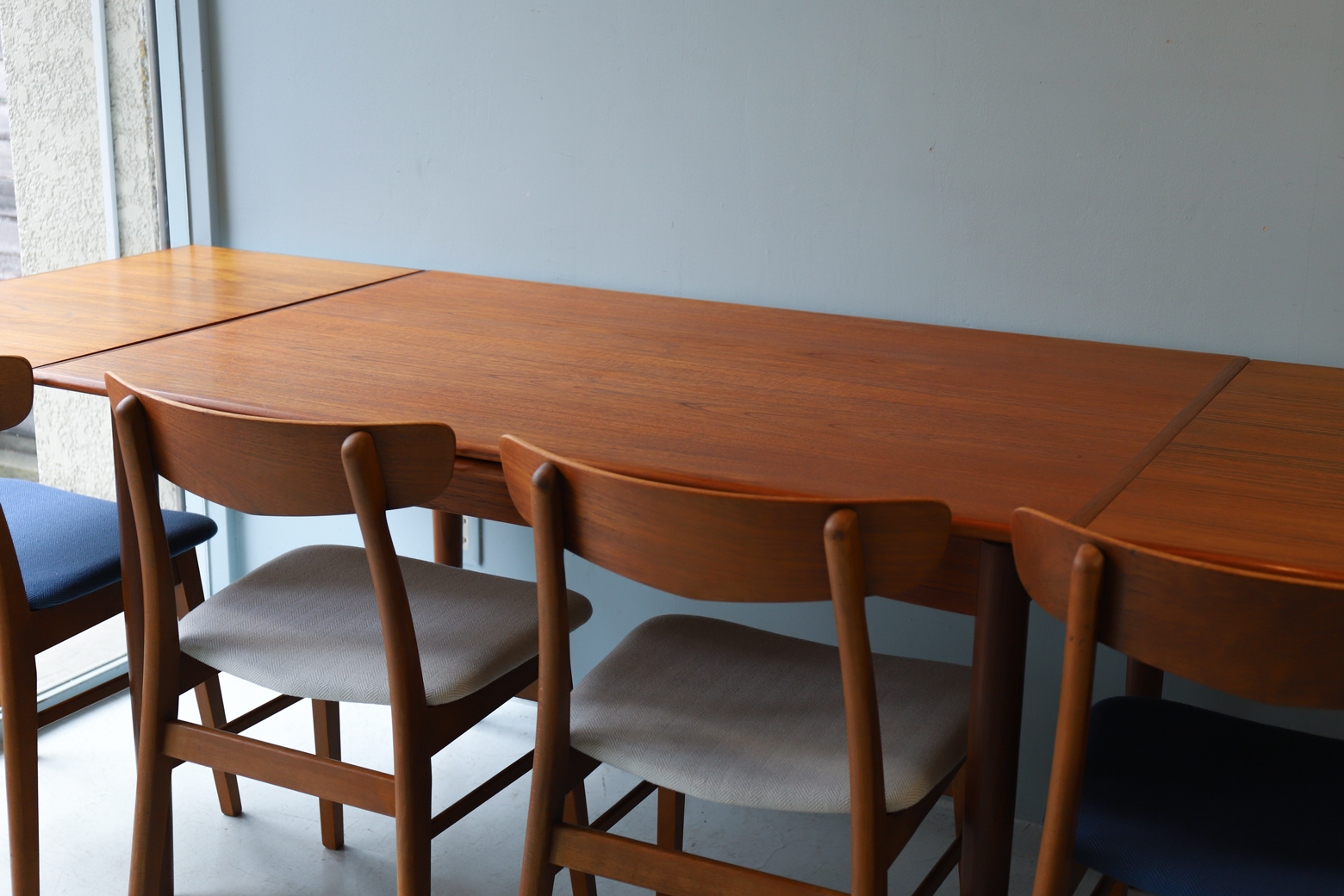 Danish Vintage N&R Møbler Extension Dining Table/デンマーク ヴィンテージ エクステンション ダイニングテーブル