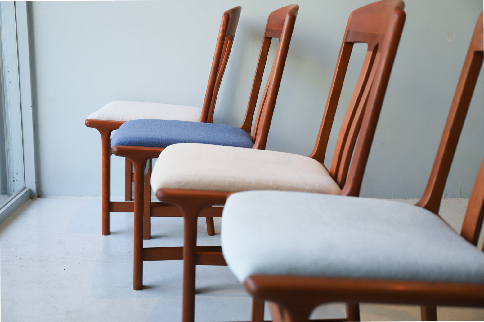 Danish Vintage L.Olsen&Son Dining Chair Re-Covering/デンマーク ヴィンテージ L.オルセン&サン ダイニング チェア 北欧家具 張替済み