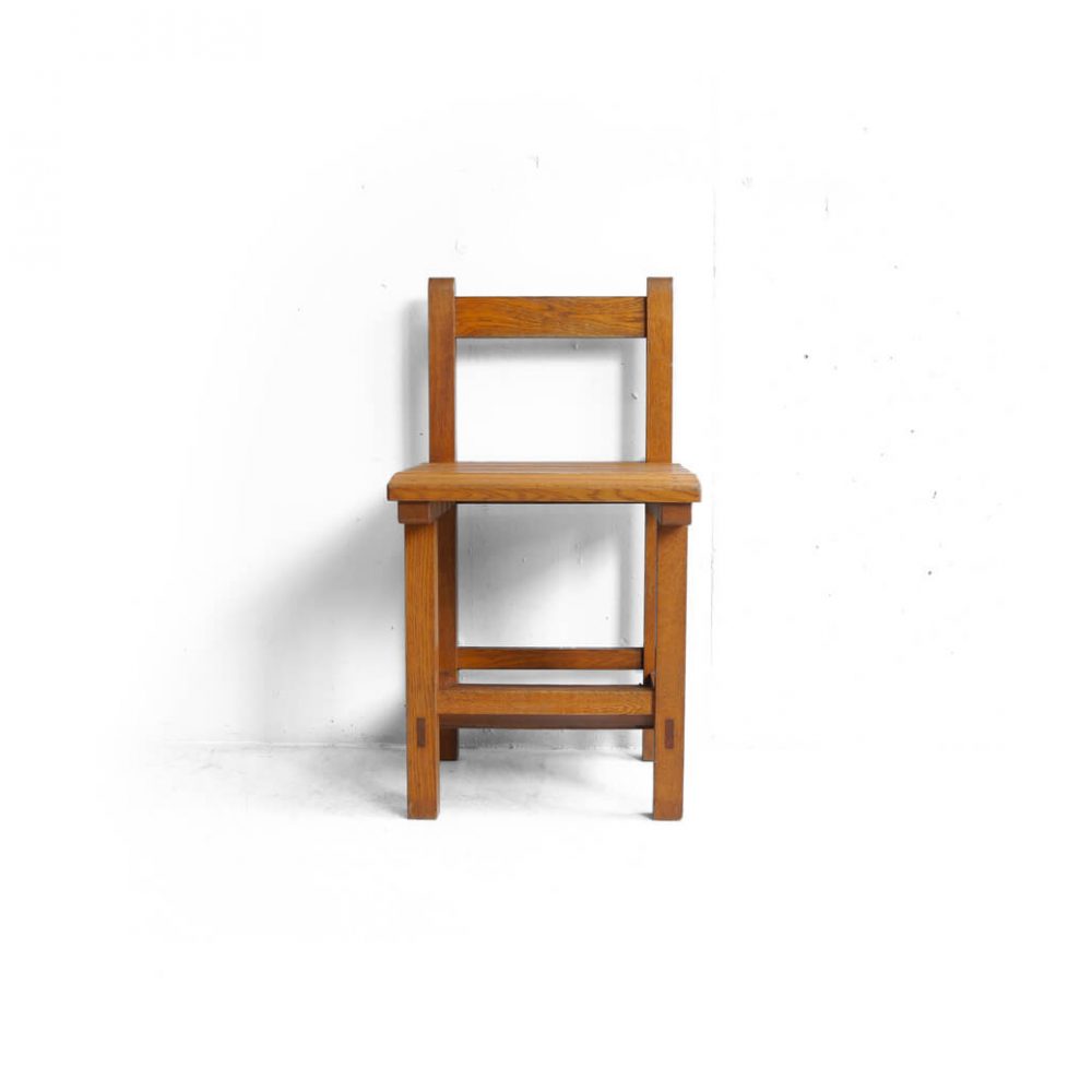 Vintage Wooden School Chair/ヴィンテージ スクールチェア 学校椅子 レトロ 2
