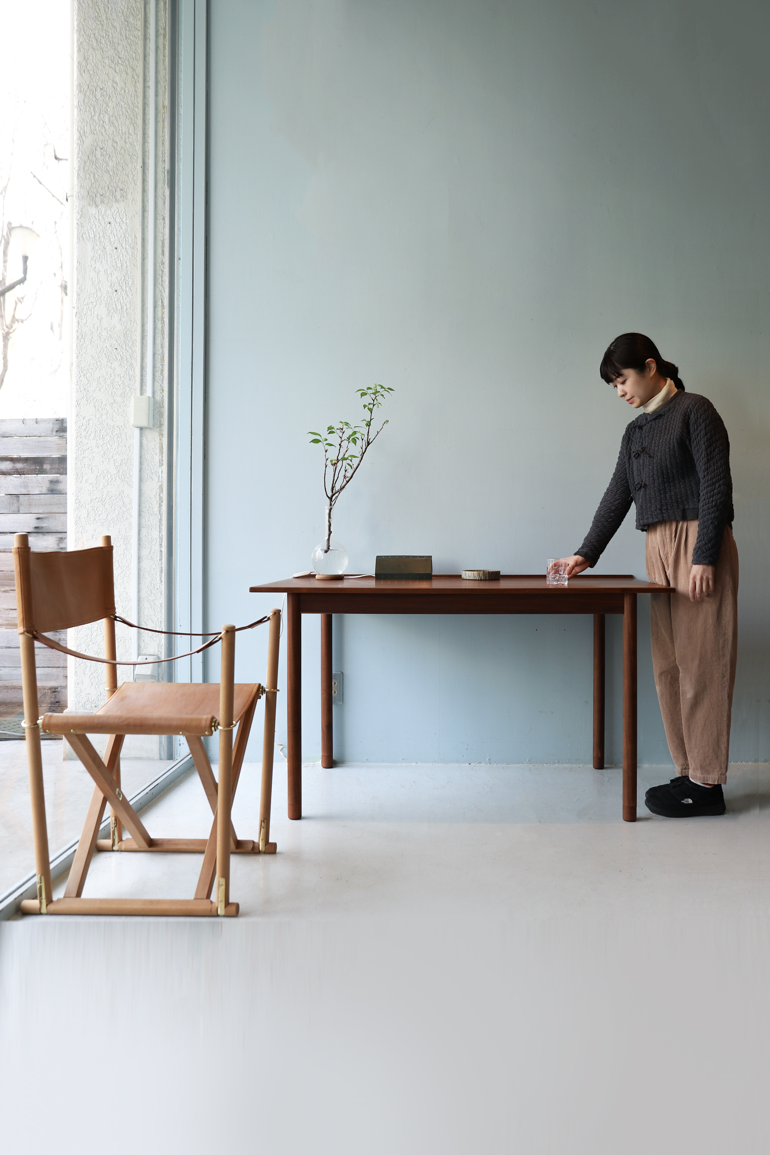 Danish Vintage Teakwood Living Dining Table/デンマーク ヴィンテージ リビング ダイニング テーブル チーク材 北欧家具