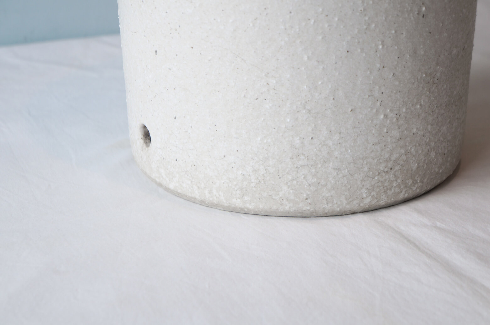Simple Desgin Ceramic umbrella stand/陶器 傘立て ホワイト シンプルデザイン