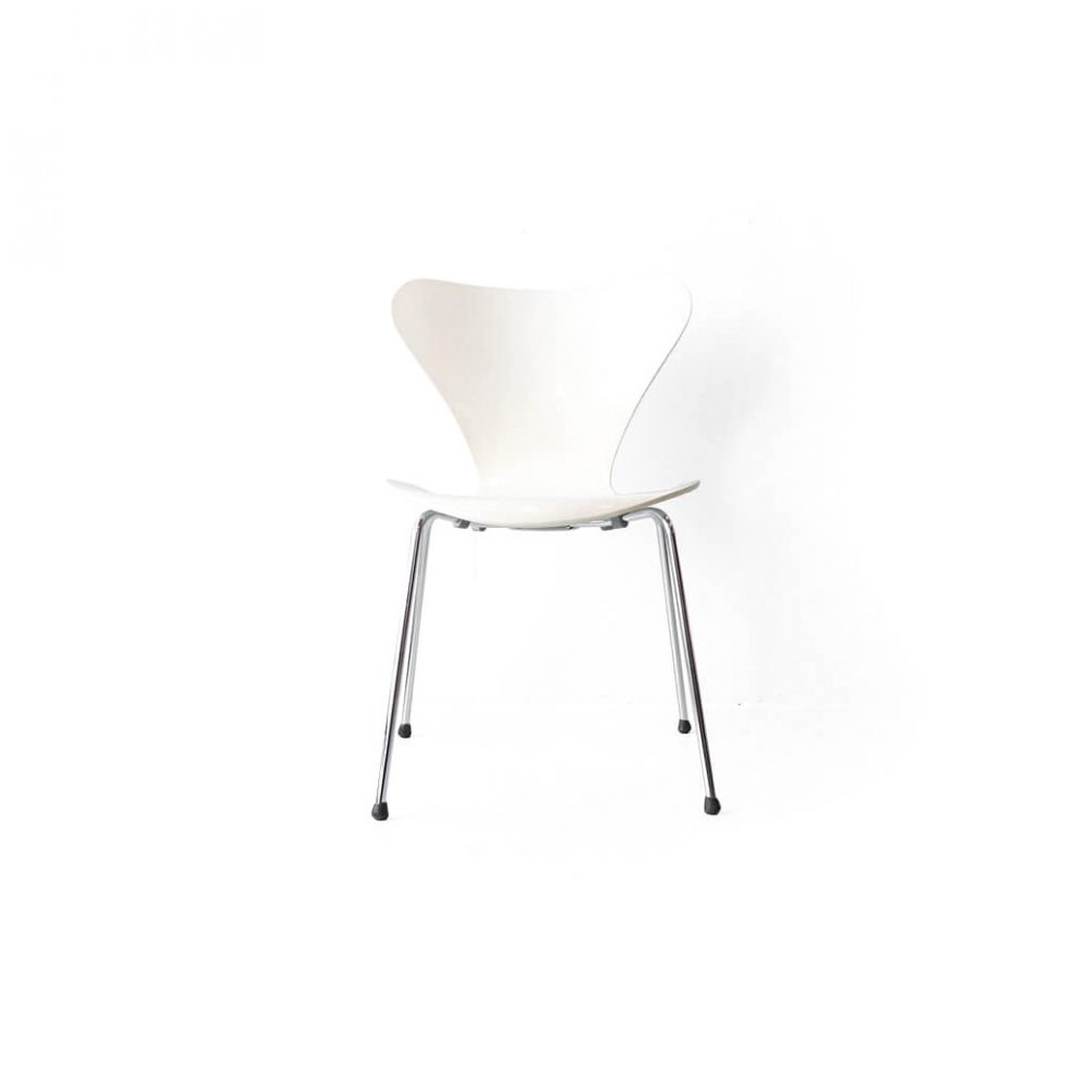 Fritz Hansen Series 7 Chair Arne Jacobsen/フリッツハンセン セブンチェア ホワイト アルネ・ヤコブセン 北欧ヴィンテージ 椅子 4