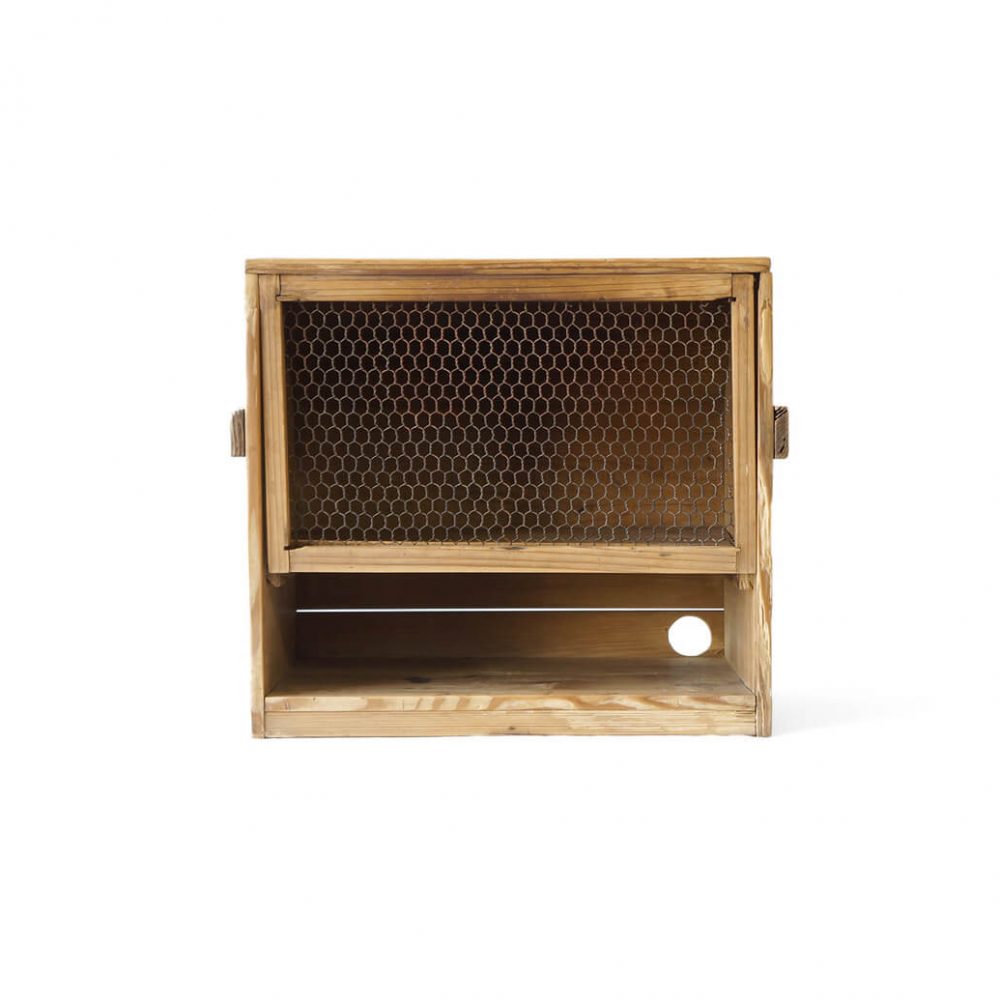 アンティーク 柵木箱 ブックエンド 行火箱 小物入れ 本立て 古道具/japan Antique wooden heater Box