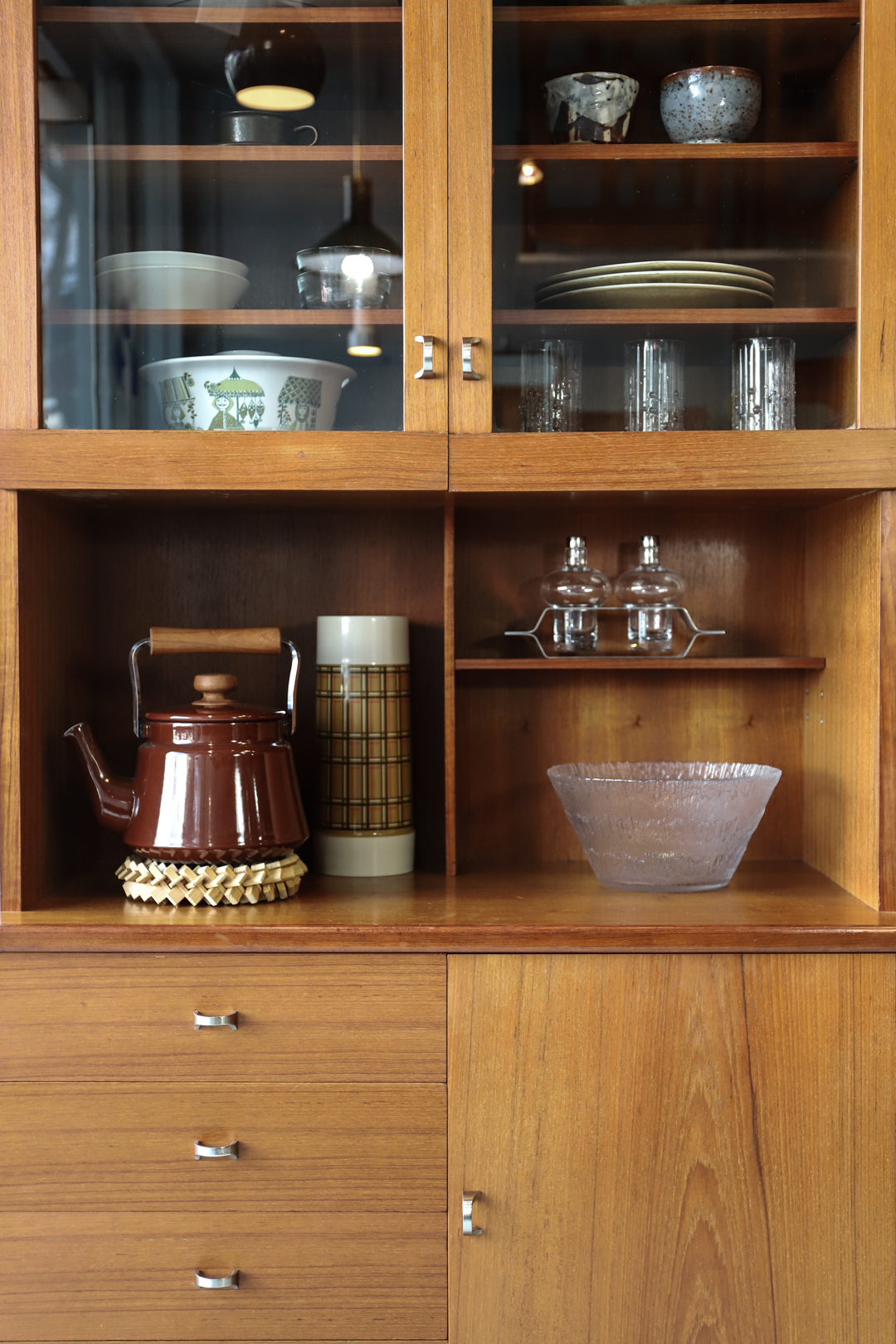 Japan Vintage Cupboard Teakwood/ジャパンヴィンテージ カップボード 食器棚 チーク材 収納家具