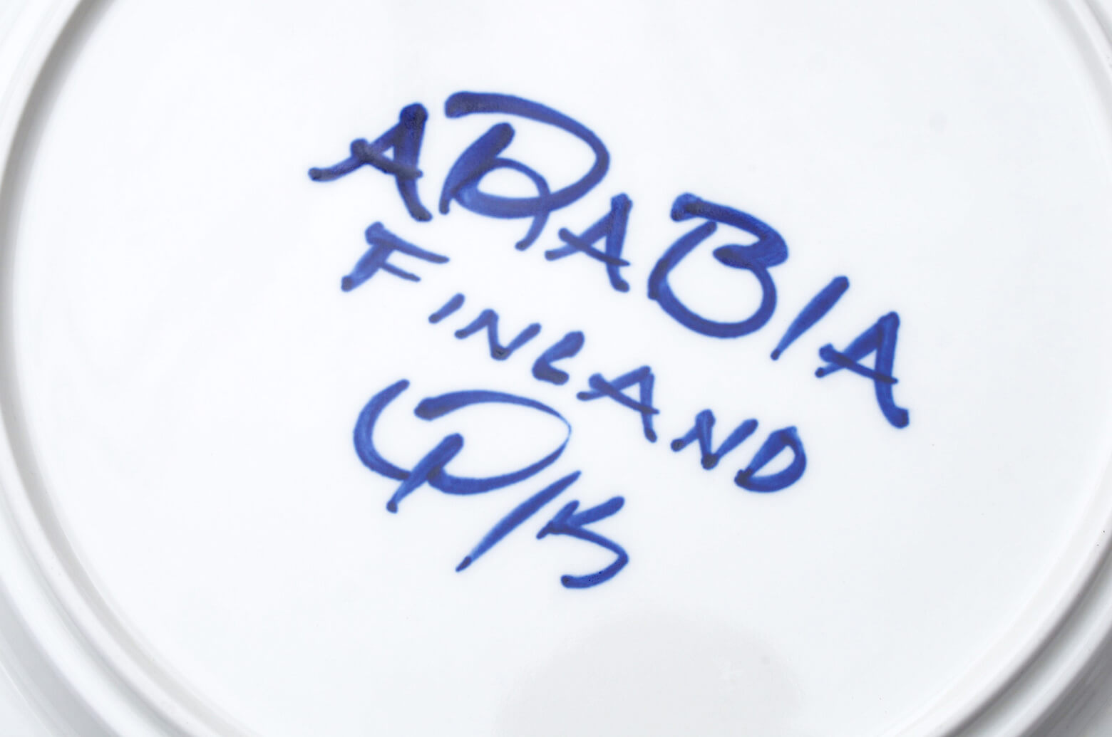 ARABIA Valencia Dinner Plate/アラビア バレンシア ディナープレート ウラ・プロコッペ 北欧食器 フィンランド ヴィンテージ 2