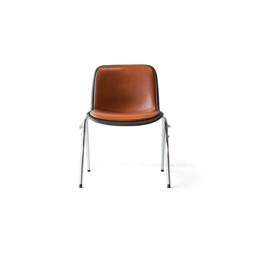 Kusch+Co. HOUTOKU Stacking Chair Jorgen Kastholm/クッシュ ホウトク スタッキングチェア ヨルゲン・カストホルム ミッドセンチュリー ヴィンテージ オレンジ 1