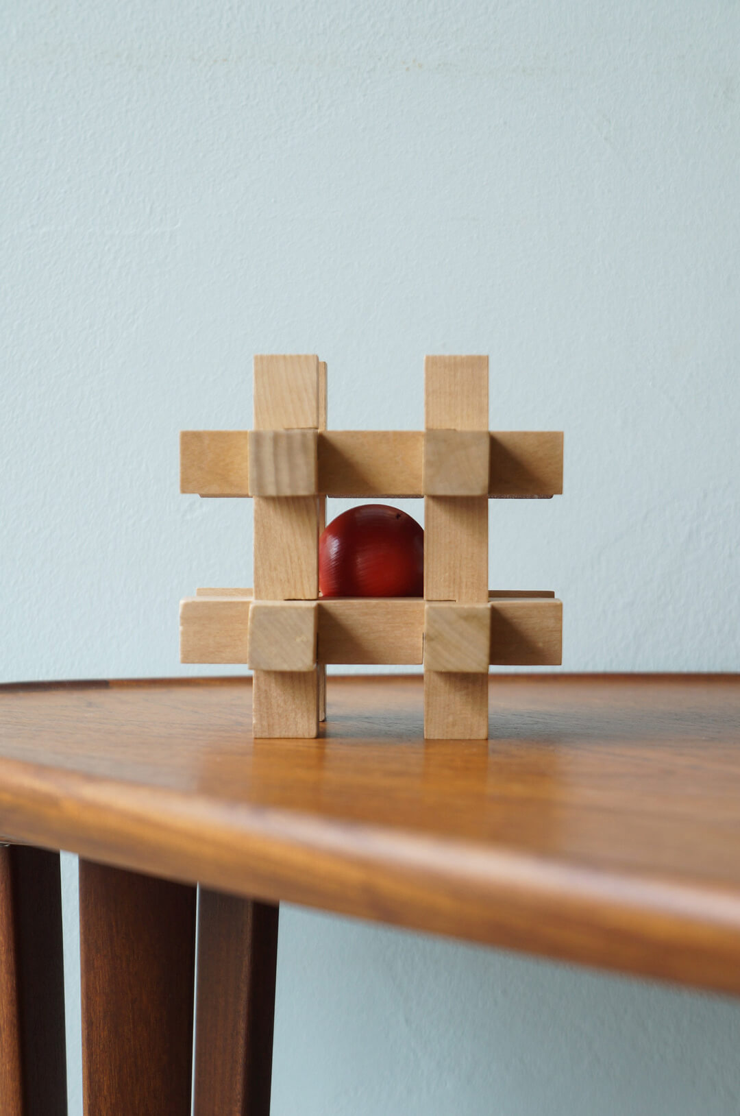 Yamanaka Kumiki Works Wooden Puzzle/山中組木工房 玉入れ組木 マス組木 山中成夫 柳宗理 伝統工芸品