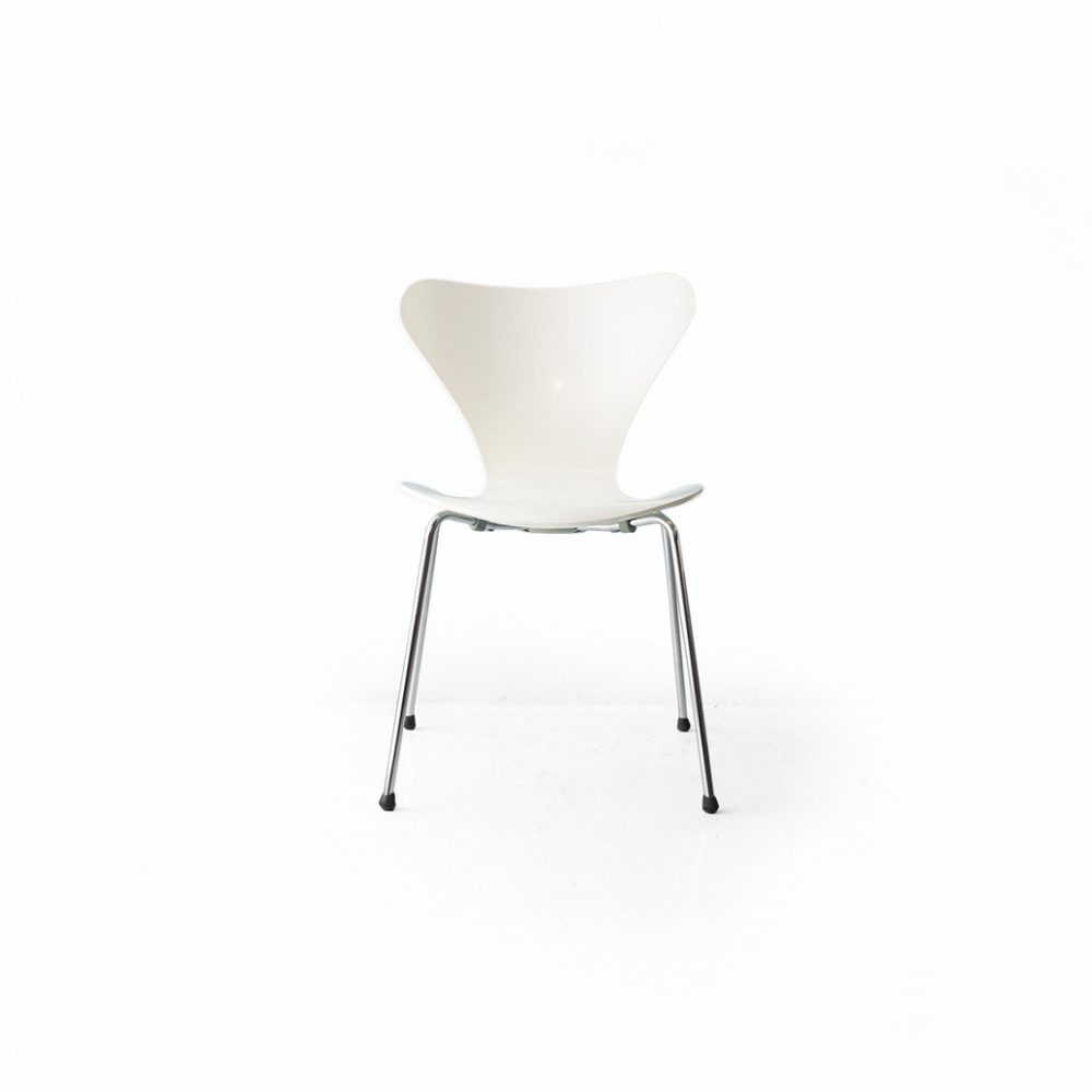 フリッツハンセン セブンチェア ホワイト アルネ・ヤコブセン 北欧ヴィンテージ 椅子/Fritz Hansen Series 7 Chair Arne Jacobsen 5