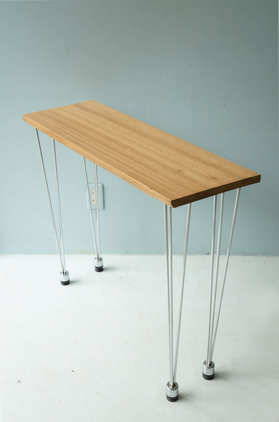 Reclaimed Wood Remake Side Table/リメイク サイドテーブル 古材 デスク アイアン ナチュラル シャビー シルバー