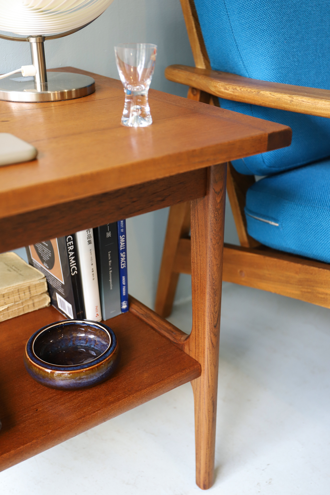 Danish Vintage Square Side Table Teakwood/デンマーク ヴィンテージ サイドテーブル チーク材 北欧家具 ミッドセンチュリー