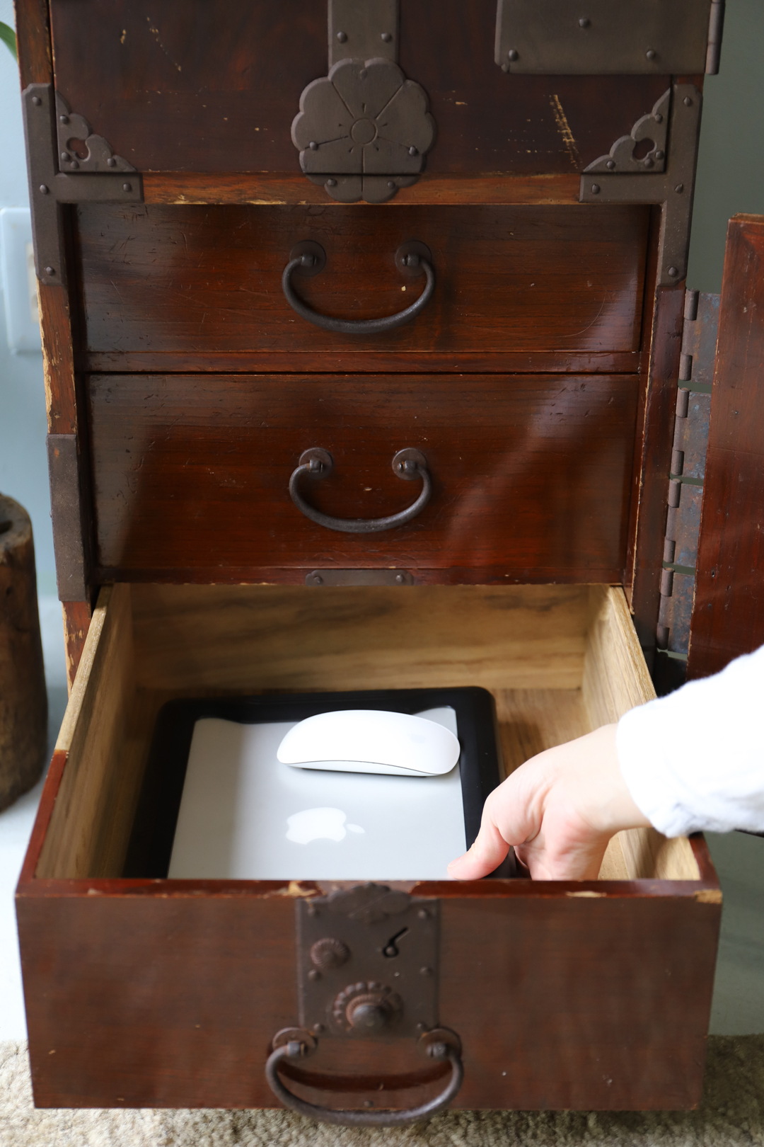 Japanese Antique Chest Of Drawers/時代箪笥 行商箪笥 背負い箪笥 引き出し 収納 骨董 アンティーク レトロ 和モダン