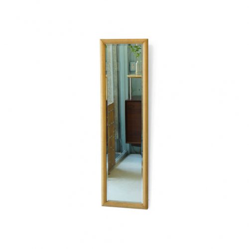 Oak Wood Wall Mirror/オーク材 ウォールミラー 壁掛け鏡 姿見 ナチュラル インテリア
