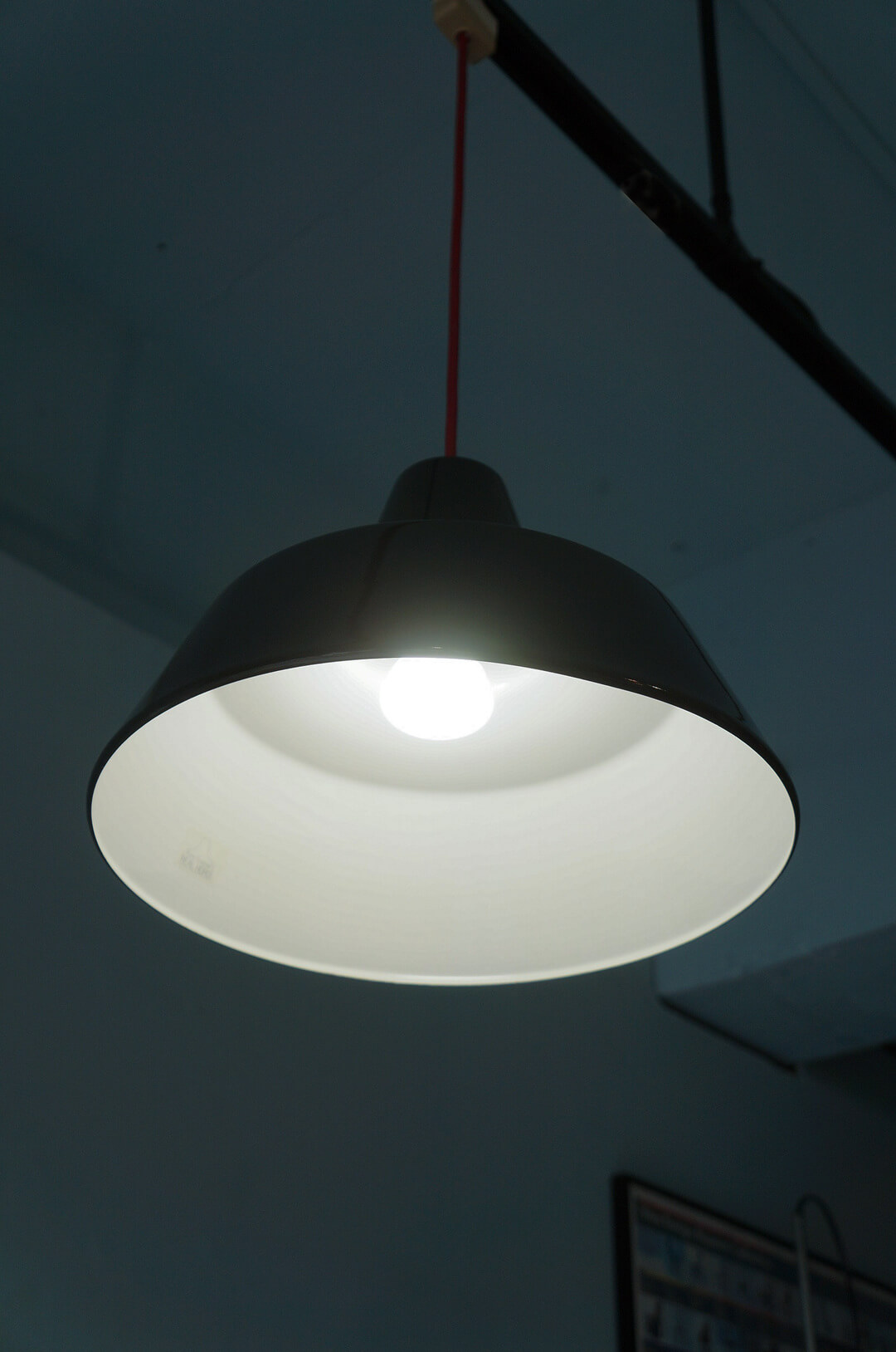 HERMOSA Enamel Pendant Light/ハモサ ホーロー ペンダントライト 照明 インダストリアル デザイン ブラック 3