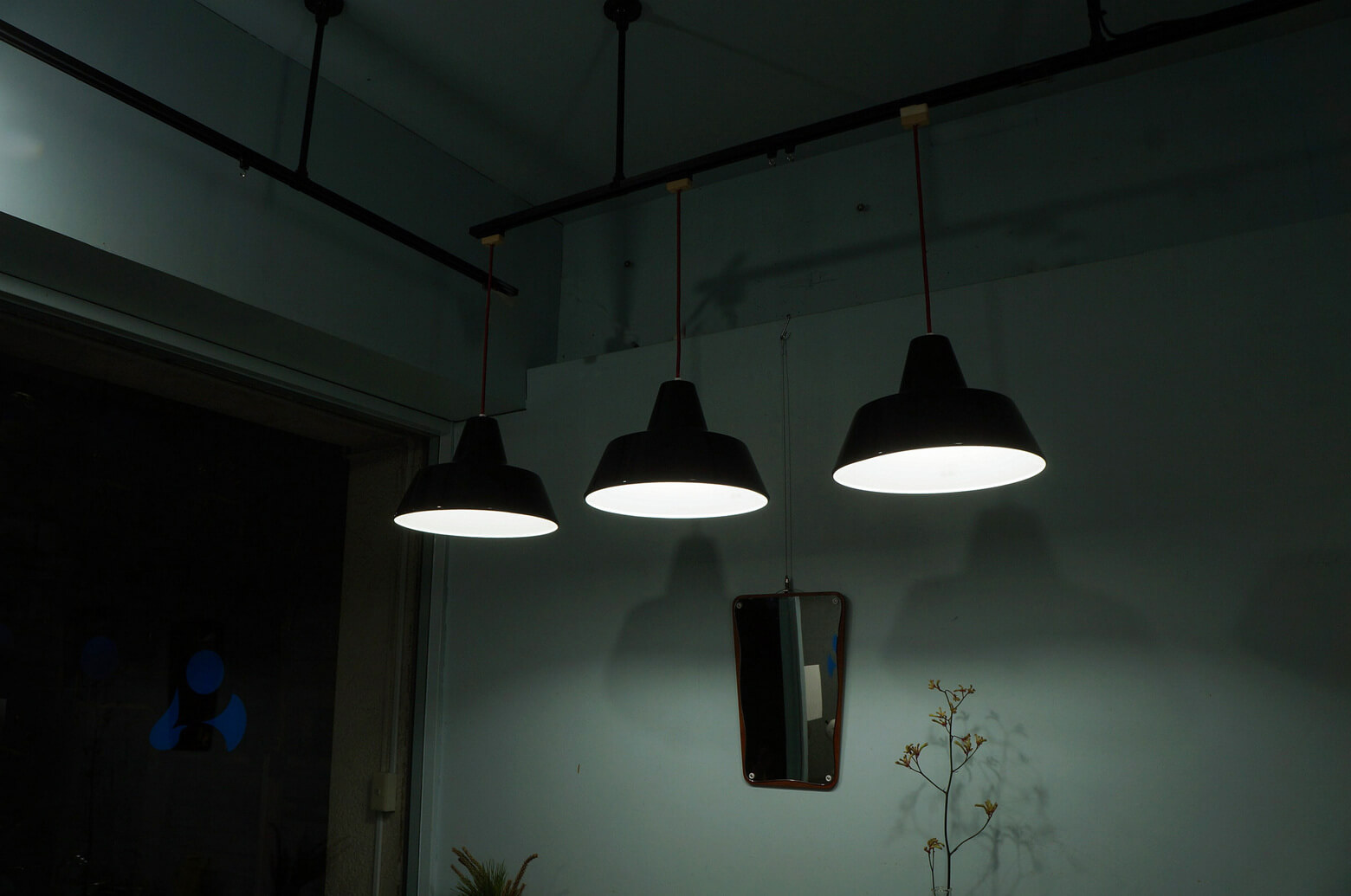 HERMOSA Enamel Pendant Light/ハモサ ホーロー ペンダントライト 照明 インダストリアル デザイン ブラック