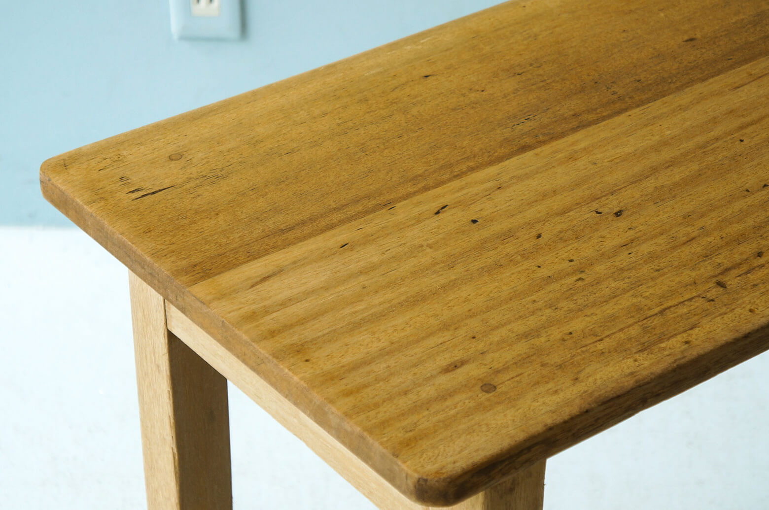 Japanese Vintage Long Work Table/ヴィンテージ 長机 テーブル デスク レトロ シャビー ナチュラル 2P